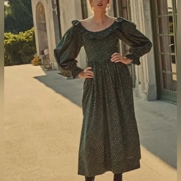 Doen zarina dress in forest parc monceau - Picture 8 of 8